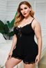Picture of PLUS SIZE LACE TRIM PYJAMA SET